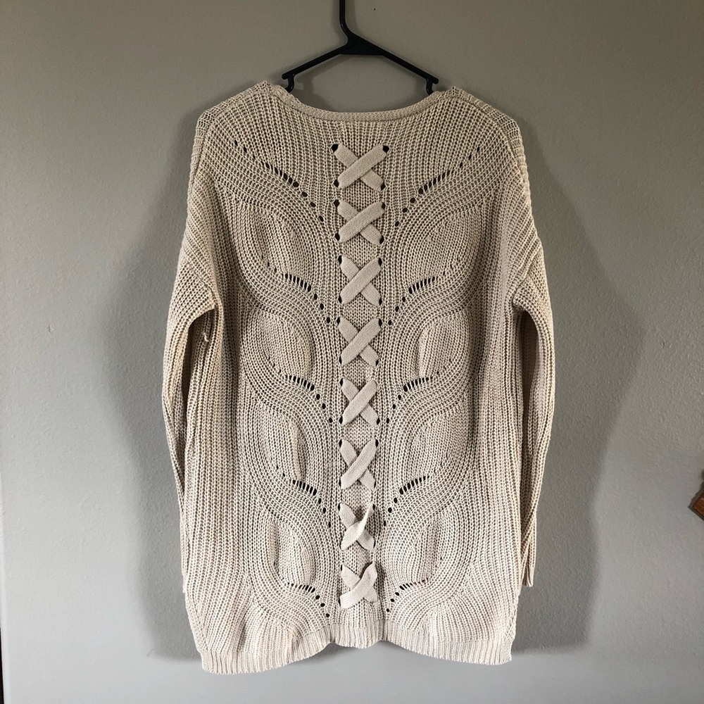 Women’s Neutral Open-Front Cardigan